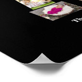 デザイン自分の手紙のコラージュ ポスター (角)