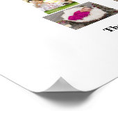 デザイン自分の手紙のコラージュ ポスター (角)