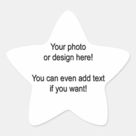 デザイン自身のシール 星シール