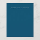 デザイン自身のピンクフローライベント事業用文房具 チラシ (裏面)