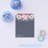 デザイン自身のピンクフローライベント事業用文房具 チラシ (シングル)