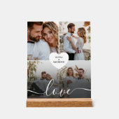 デザイン自身のラブコラージュ写真 アクリルサイン (正面)