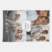 デザイン自身のラブコラージュ写真 キッチンタオル (横)