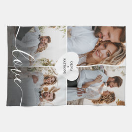 デザイン自身のラブコラージュ写真 キッチンタオル