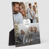 デザイン自身のラブコラージュ写真 フォトプラーク (側面)