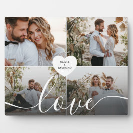 デザイン自身のラブコラージュ写真 フォトプラーク