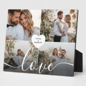 デザイン自身のラブコラージュ写真 フォトプラーク (側面)