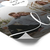 デザイン自身のラブコラージュ写真 ポスター (角)