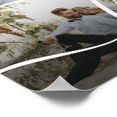 デザイン自身のラブコラージュ写真 ポスター (角)