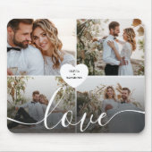 デザイン自身のラブコラージュ写真 マウスパッド (正面)