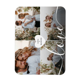 デザイン自身のラブコラージュ写真 マグネット