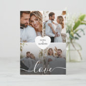 デザイン自身のラブコラージュ写真 案内状 (スタンド正面)