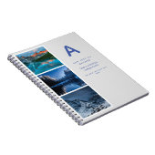 デザイン自身の写真付きジャーナル贈り物文字イニシャル ノートブック (右側)