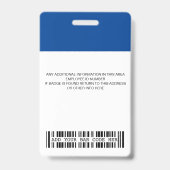 デザイン自身のIDバッジ バッジ (裏面)