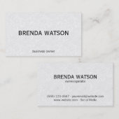 デザイン要お洒落素/ II 名刺 (正面/裏面)