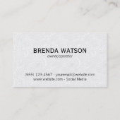 デザイン要お洒落素/ II 名刺 (裏面)