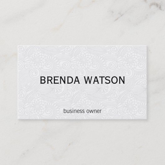 デザイン要お洒落素/ II 名刺 (正面)