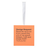 デザイン要求カスタムキューブオーナメント キューブオーナメント (右)