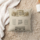 デザイン計画付不動産のインテリア クッション (ブランケット)