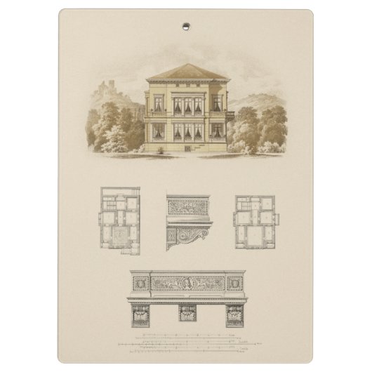 デザイン計画付不動産のインテリア クリップボード (裏面)