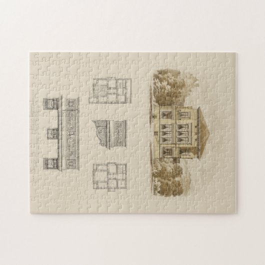 デザイン計画付不動産のインテリア ジグソーパズル (横)