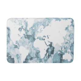 デザイン103の世界地図 バスマット