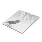 デザイン12のカラスのワタリガラス タイル (側面)