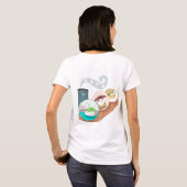 デザイン14 (女の子) Tシャツ (裏面フル)