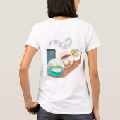 デザイン14 (女の子) Tシャツ (裏面)