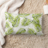 デザイン150パーム葉 ランバークッション (ブランケット)