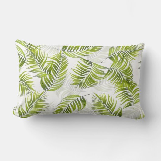 デザイン150パーム葉 ランバークッション (正面)