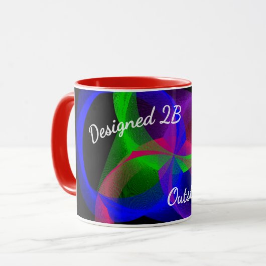 デザイン2B優れたコーヒーマグ マグカップ (正面左)