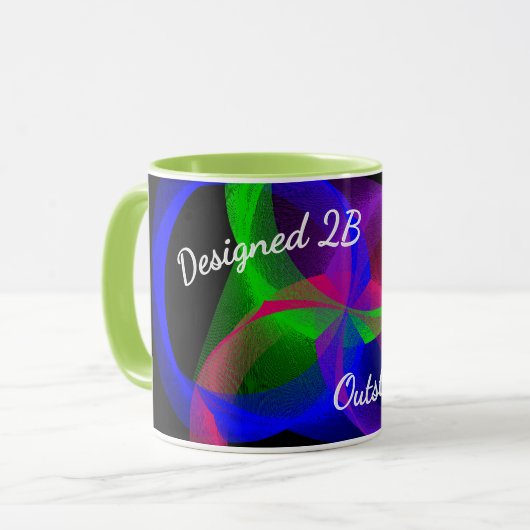 デザイン2B優れたコーヒーマグ マグカップ (正面左)