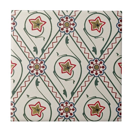 デザイン3 @ヴィクトリアシェイビクトリアンリー タイル (正面)