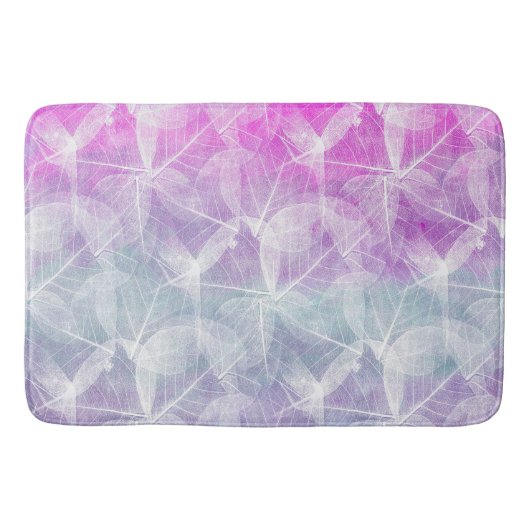 デザイン45ピンクパープル バスマット (正面)