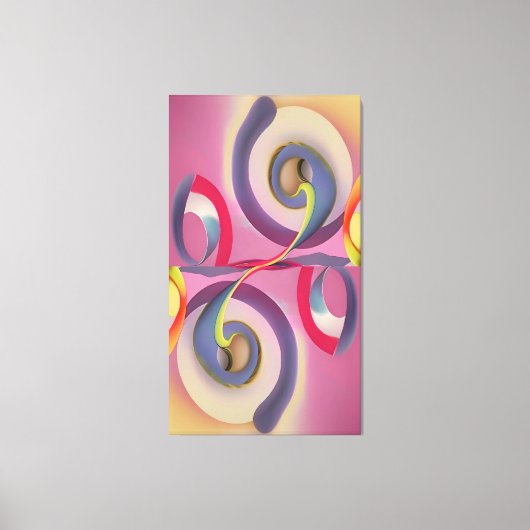 デザイン69の秘密 ケン・ゲージ アート キャンバスプリント (正面)