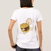 デザイン6 (女性) Tシャツ (裏面)