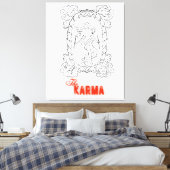 デザイン803 キャンバスプリント (インサイチュ (寝室))