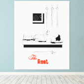 デザイン806 キャンバスプリント (インサイチュ (ウッドフロア))