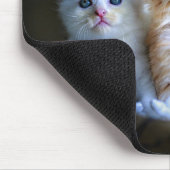 デザイン – かわいい子猫たち マウスパッド (コーナー)