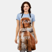 デザイン エプロン (着用した状態)