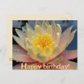 デザイン/スイレン、ニンフェウム/ハッピーバースデー/ シーズンポストカード (正面/裏面)