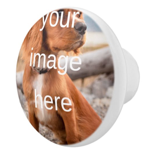 デザイン セラミックノブ (右)