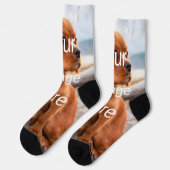 デザイン ソックス (左)