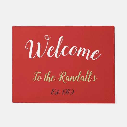 デザイン ドアマット (正面)