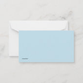 デザイン ノートカード (裏面)