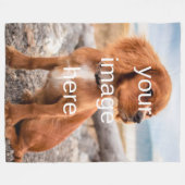 デザイン フリースブランケット (正面(横))