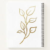 デザイン：ブランドカスタムのノートブック ノートブック (裏面)