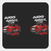 デザイン、プリント、カスタマイズ スクエアシール (正面)