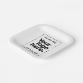 デザイン ペーパープレート (傾斜あり)